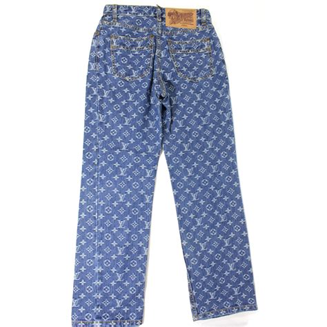 jeans louis vuitton con cerniera dietro|Louis Vuitton wide leg jeans.